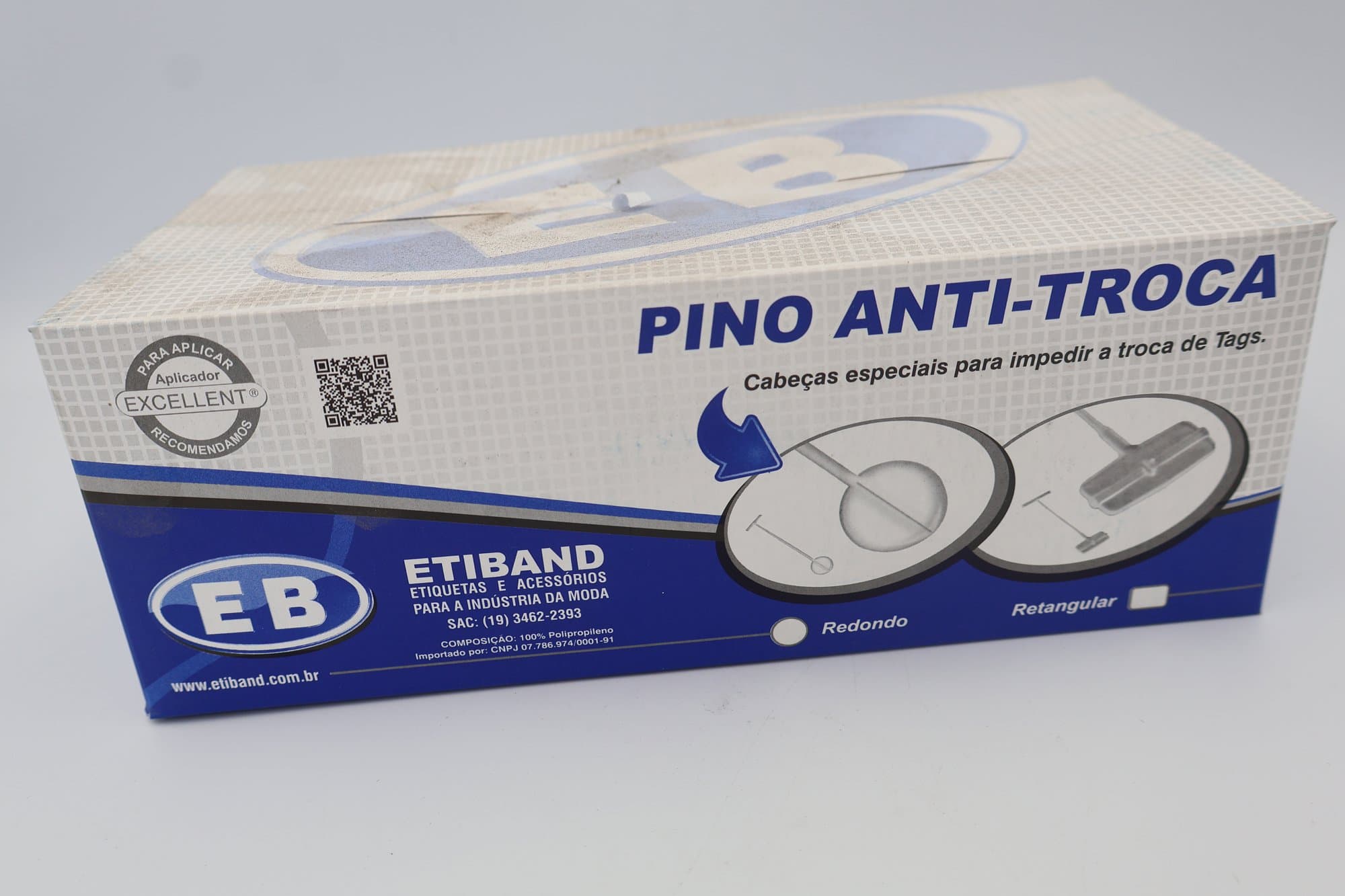 Pinos Super Fine 25 mm - Caixa com 5.000 - Etiband