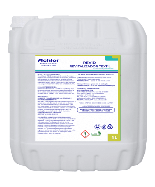 REVITALIZADOR TÊXTIL REVID ACHLOR 5L