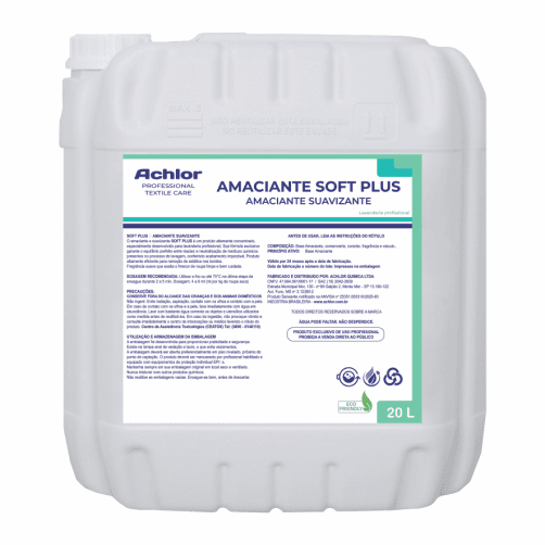 AMACIANTE SOFT PLUS LAUNDRY ACHLOR 20L