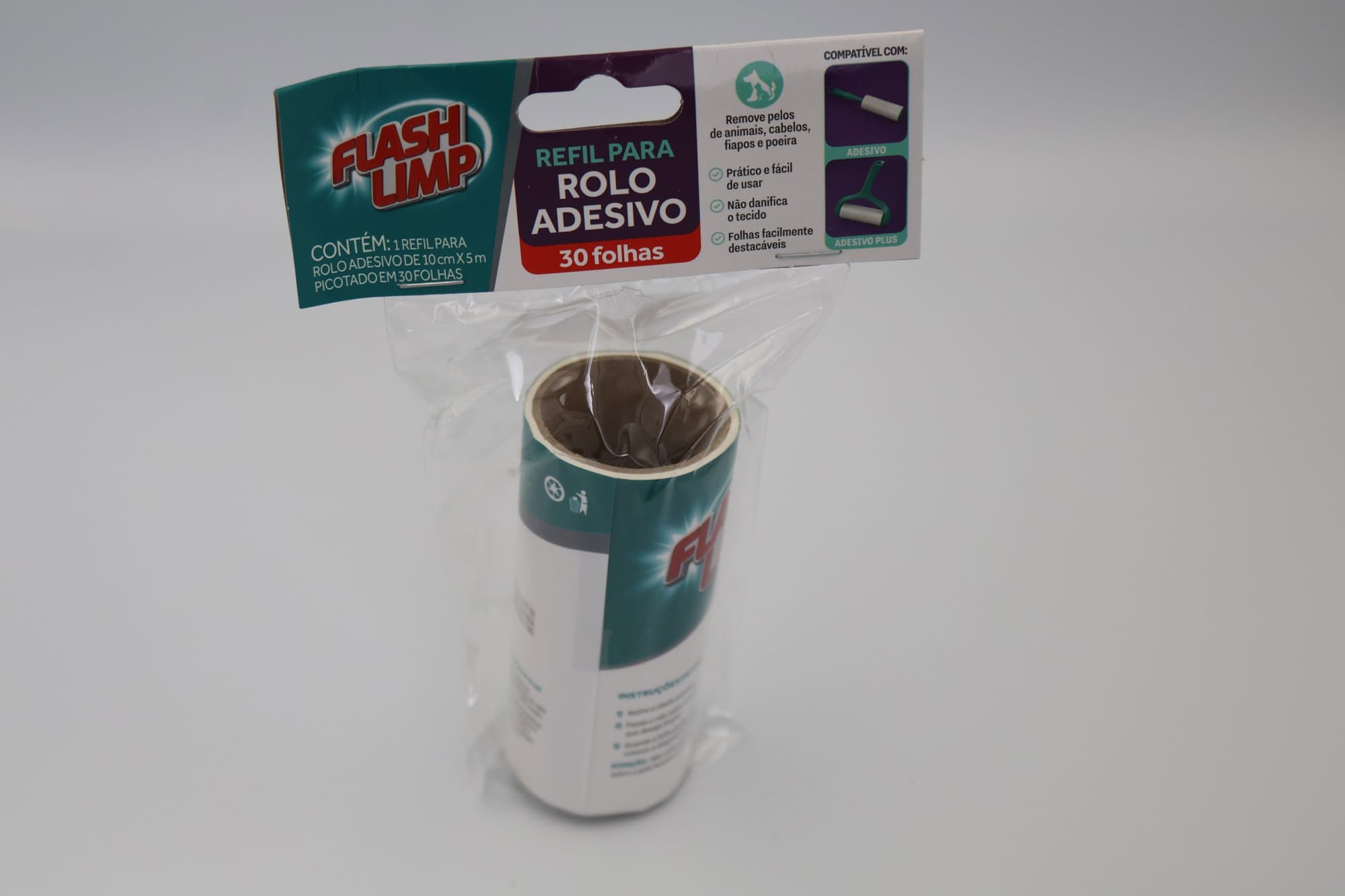 Refil para Rolo Tira-Pelos Flash Limp