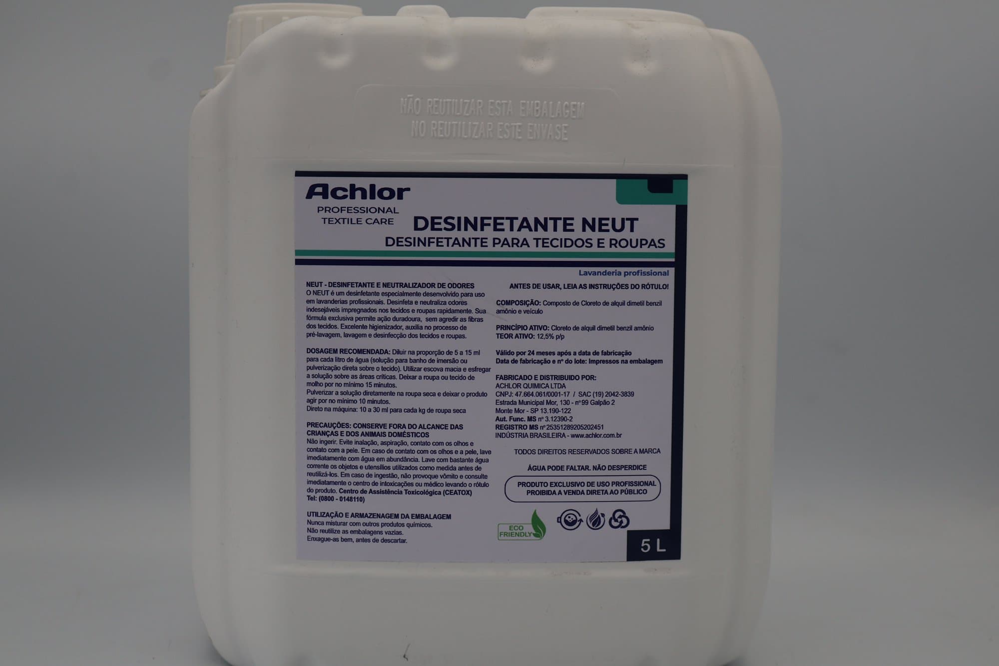 Desinfetante Têxtil Neut Achlor 5 L