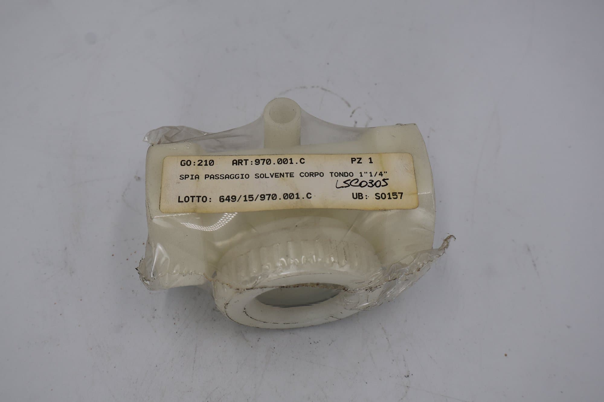 Visor de Passagem de Solvente 1.1/4" Redondo - Lava a Seco