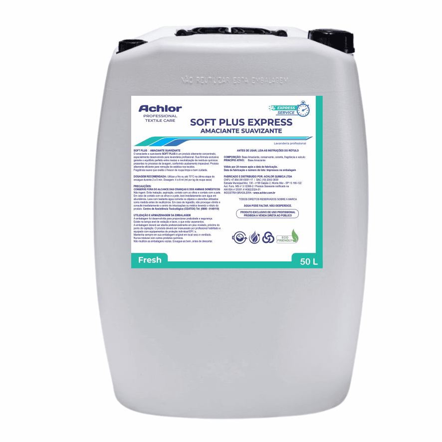 AMACIANTE SOFT PLUS LAUNDRY ACHLOR 50L