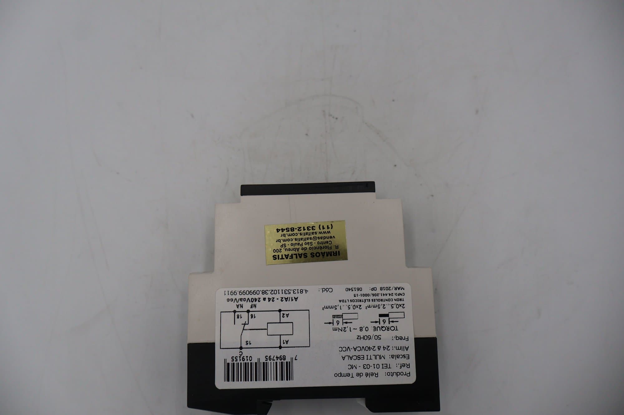 Relé Temporizador Kit NR12 - Secadora