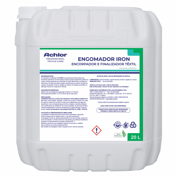 ENGOMADOR IRON LAUNDRY ACHLOR 20L