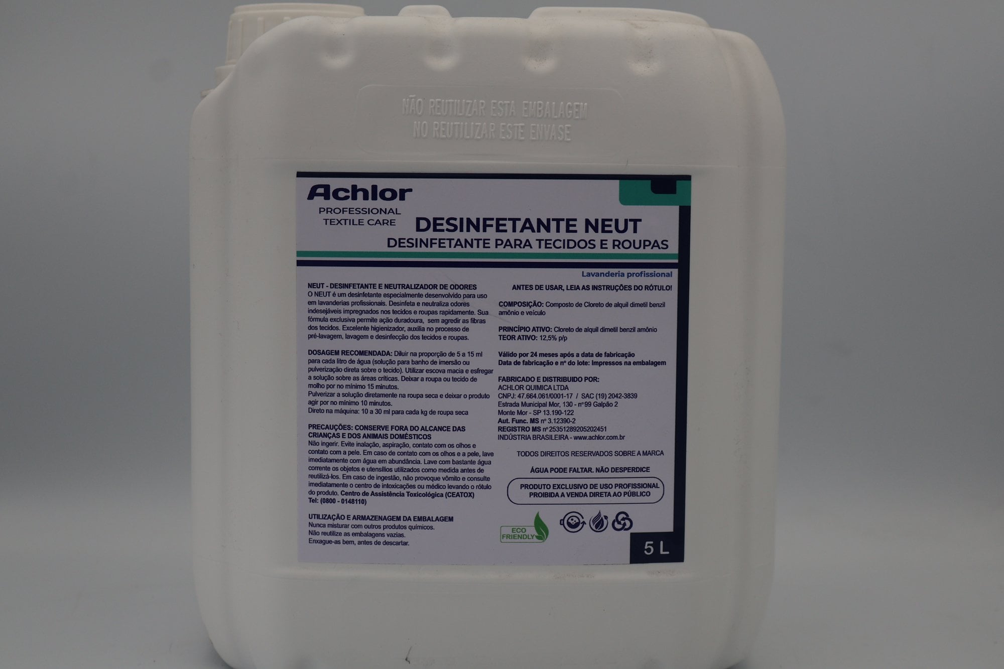 Desinfetante Têxtil Neut Achlor 5 L