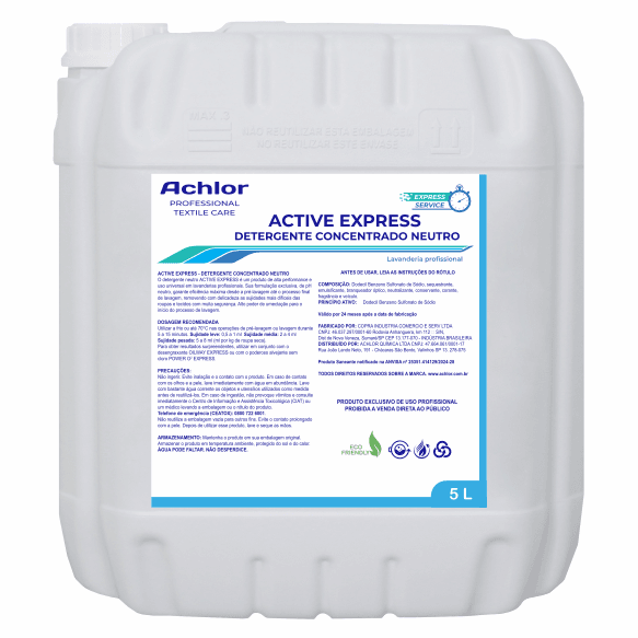DETERGENTE ACTIVE EXPRESS ACHLOR 5L