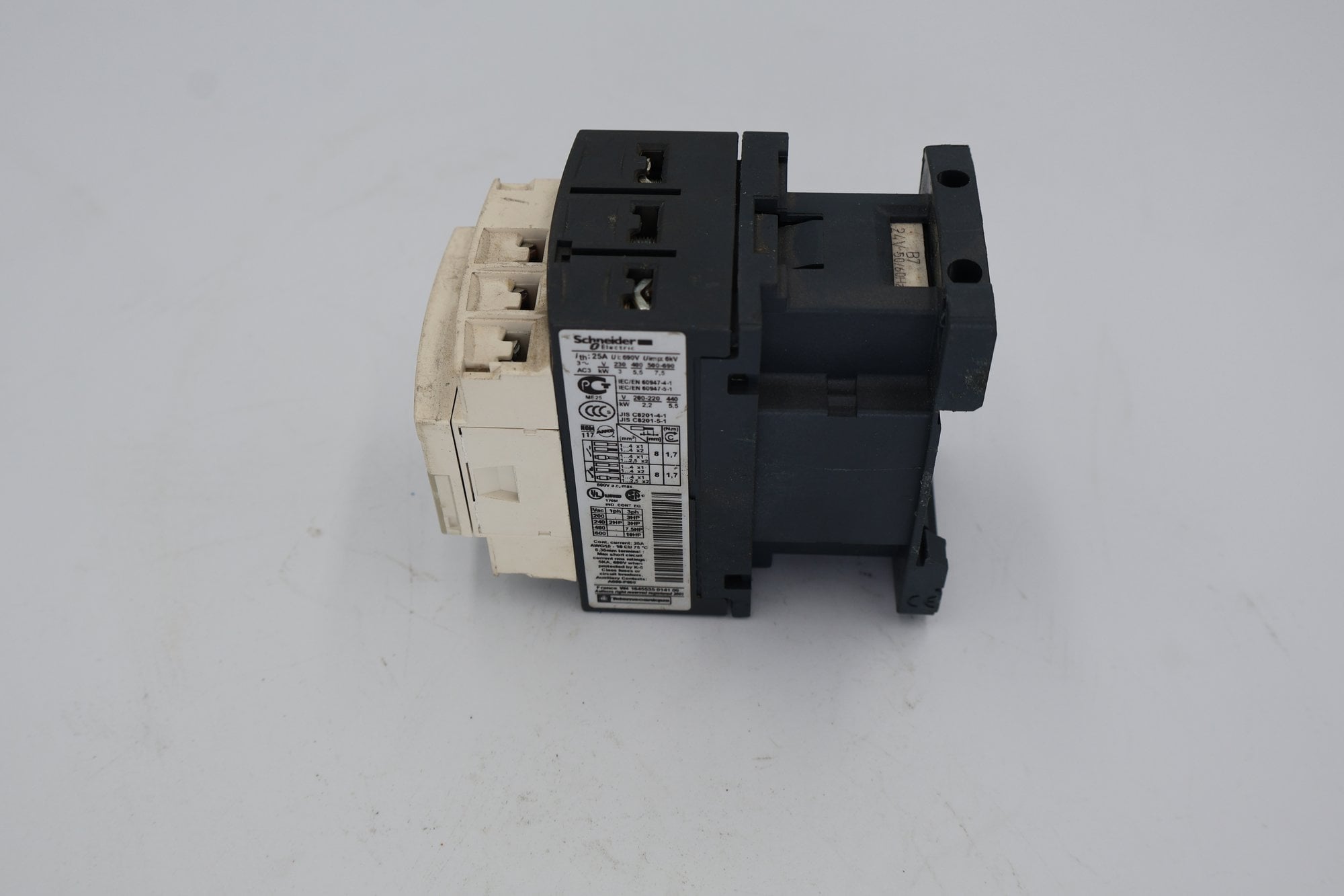 Contator 24V 3 kW LC1D12 - Lava a Seco
