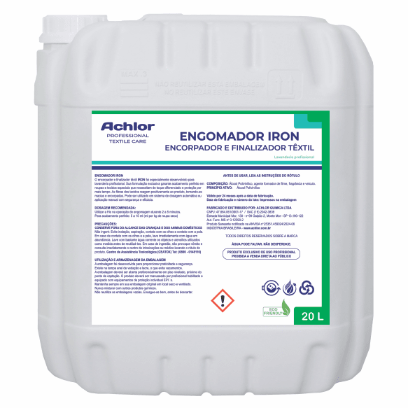 ENGOMADOR IRON LAUNDRY ACHLOR 20L