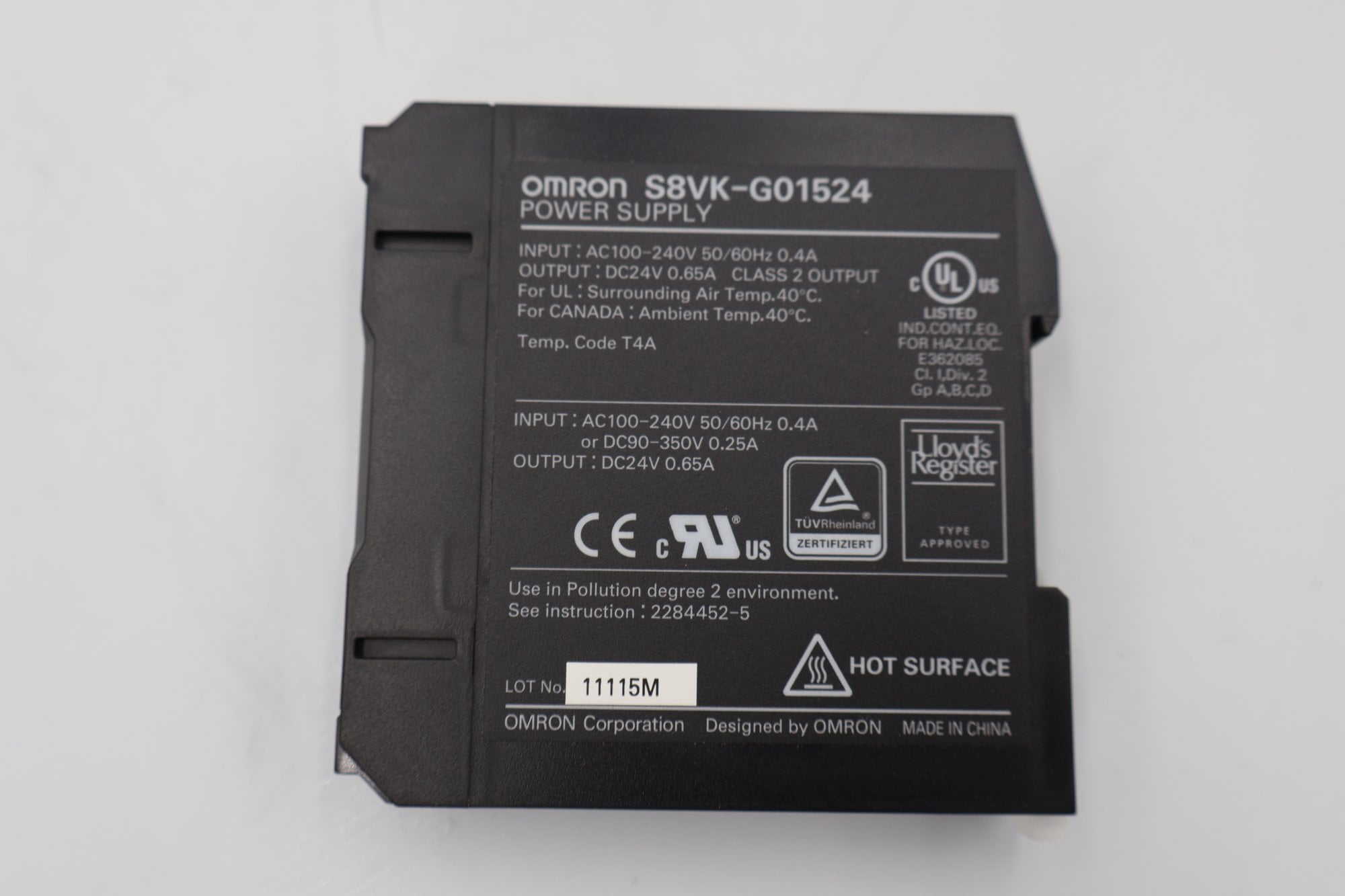 Fonte 220 Vca - 24 Vdc 0,65 A - Mesa de Passar
