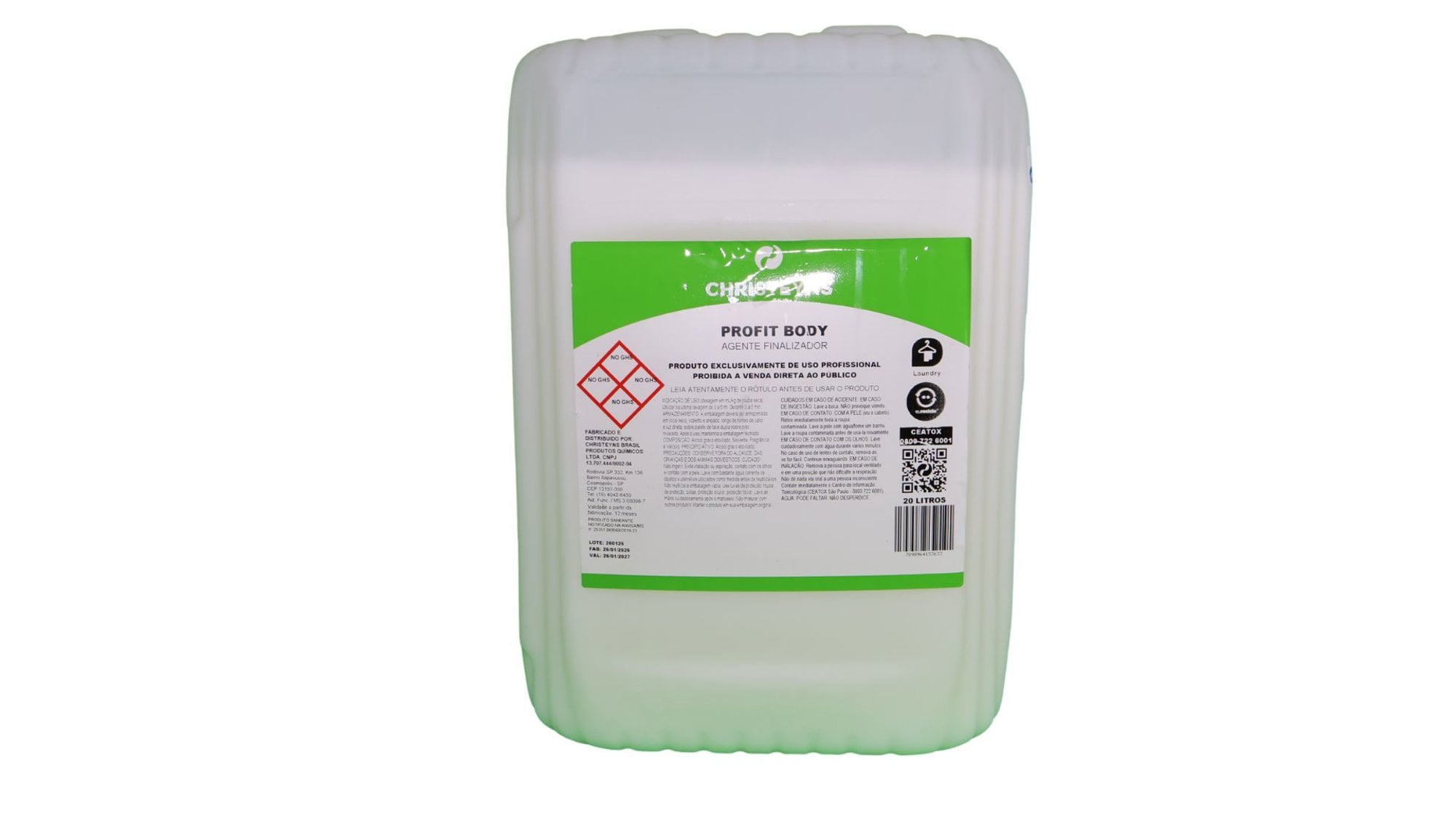 Finalizador Delicado Profit Body Christeyns 20 L
